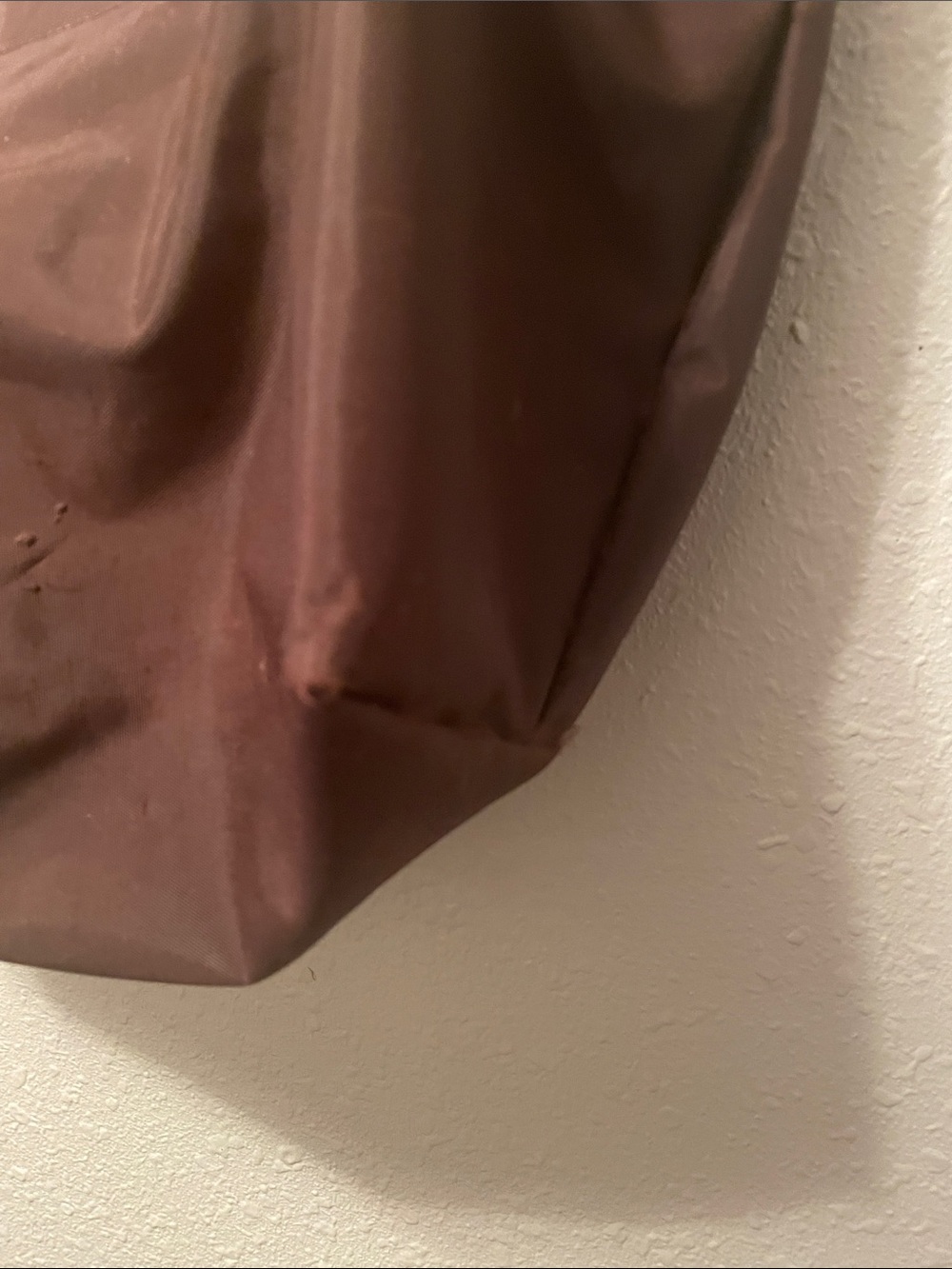 Longchamp Brown Nylon Tote with Tan Leather Trim - Picture 3 of 11